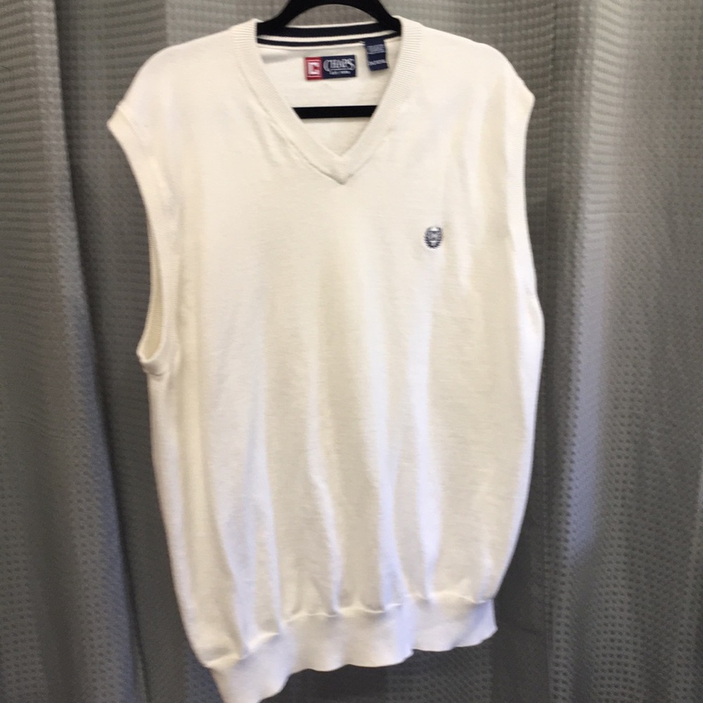 Chaps hundred percent cotton sweater vest